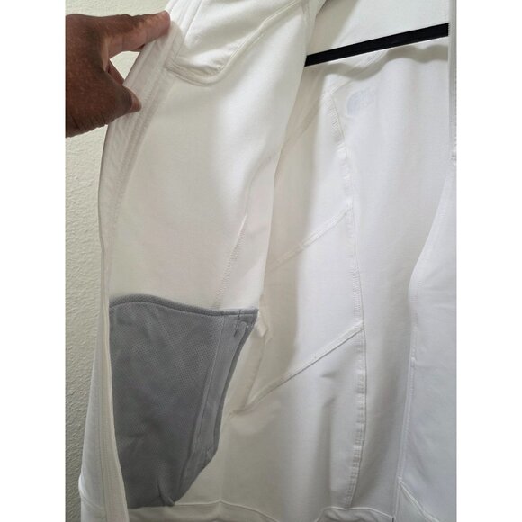 The North Face White Full-Zip Wind wall Softshell Jacket Women's L Polyester - Picture 9 of 10